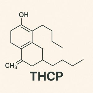 structure molécule thcp