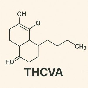 structure molécule thcva